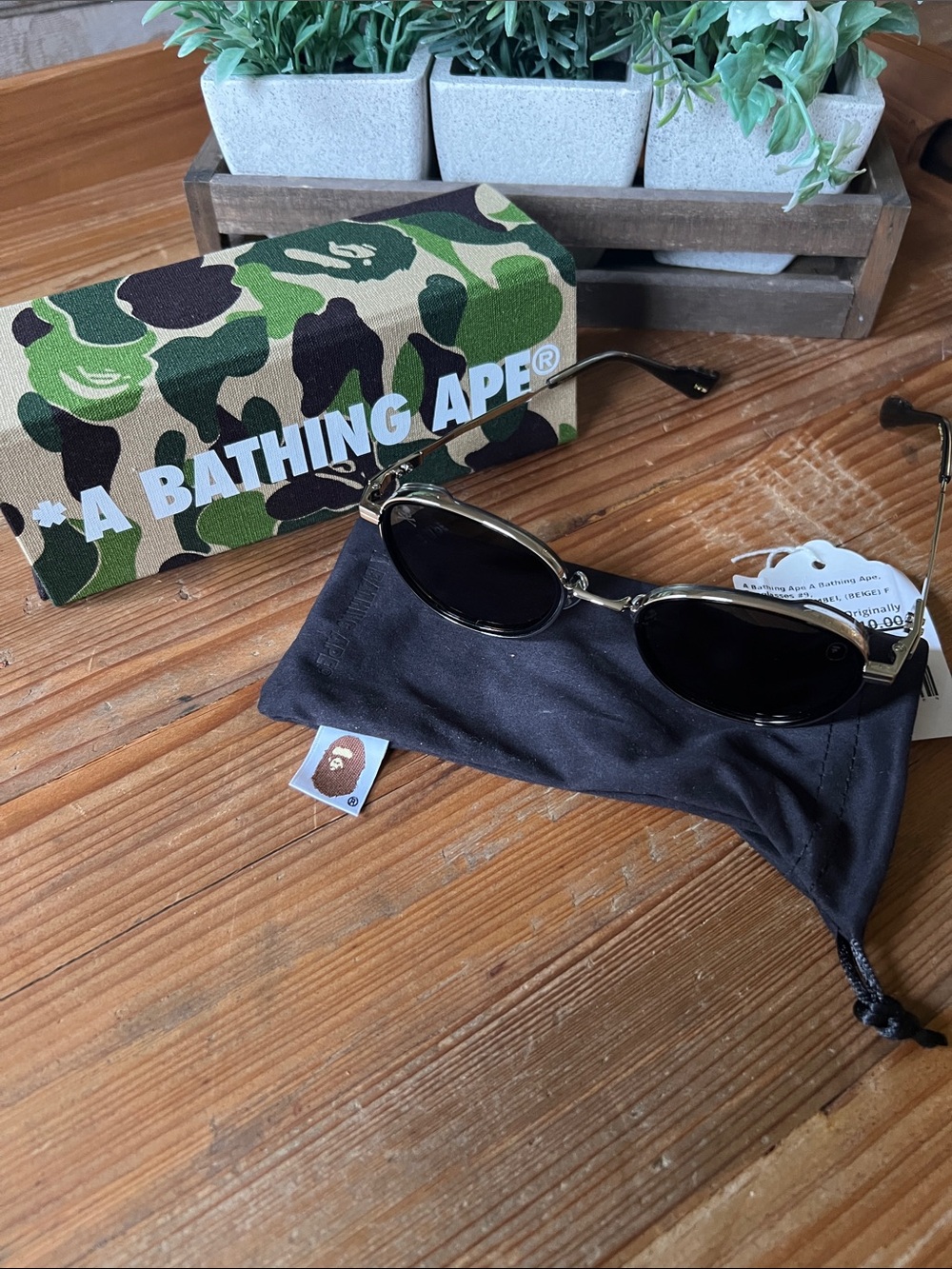 NWT BAPE(A Bathing Ape) Unisex Sunglasses